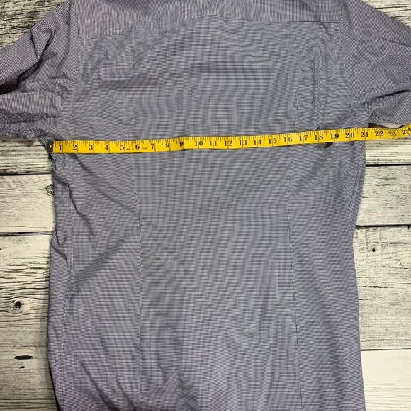 Eton Contemporary Check Button Down Dress Shirt - Picture 9 of 11